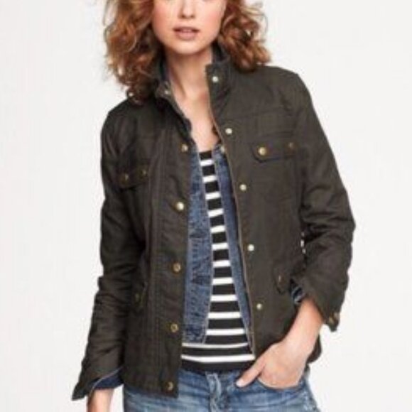 J. Crew The Downtown Field Jacket in Green Medium - Picture 8 of 8